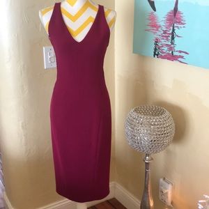 Rachel Roy Cocktail Dress (maroon)
